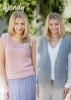 Knitting Patterns - Wendy 5992 - Fleur DK - Cap Sleeve Jacket and Sleeveless Top